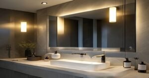 How to Choose the Right Mirror and Lighting for Your Bathroom - Aaditya Bath, Jaipur